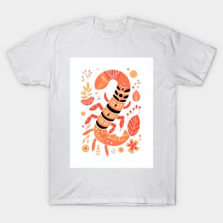 Mysterious Scorpio Zodiac Design T-Shirt